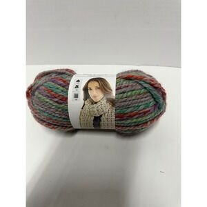 Lion Brand Wool-Ease Thick & Quick Yarn Eden Super Bulky 5oz 87yd Multi-Color